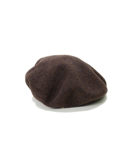 Nine Tailor(ナインテイラー)の「Nine Tailor Cestrum Beret (N-828)(ハンチング/ベレー帽・メンズ・ブラック/ブラウン/モカ・FREE)」の4枚目の写真