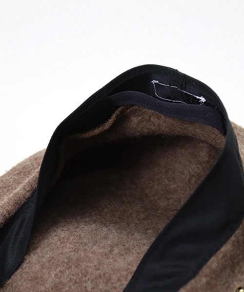 Nine Tailor(ナインテイラー)の「Nine Tailor Cestrum Beret (N-828)(ハンチング/ベレー帽・メンズ・ブラック/ブラウン/モカ・FREE)」の5枚目の写真