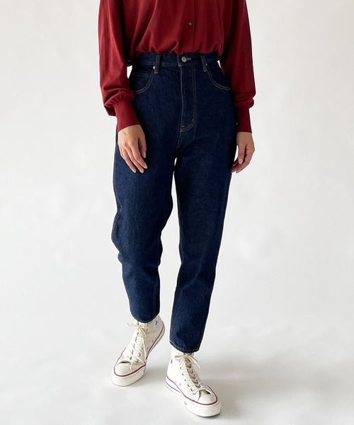 THE SHINZONE(ザ シンゾーン)の「【THE SHINZONE】CARROT DENIM WOMEN(デニムパンツ・レディース・ブルー/インディゴブルー・34/36)」の1枚目の写真