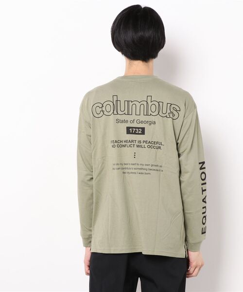 SOAR（ソアー）の「ワイドシルエットストリートスタイルTee（Tシャツ/カットソー・メンズ・オリーブ/ホワイト/グレイッシュブルー/グレイッシュベージュ/ブラック・M/L/LL）」の9枚目の写真