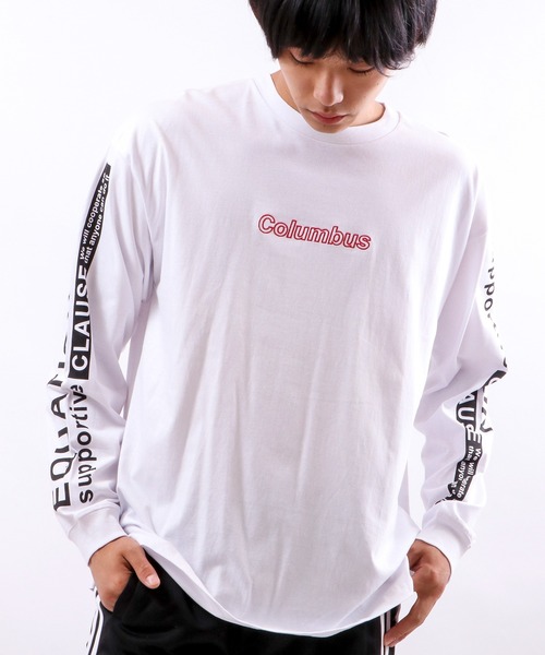 SOAR（ソアー）の「ワイドシルエットストリートスタイルTee（Tシャツ/カットソー・メンズ・オリーブ/ホワイト/グレイッシュブルー/グレイッシュベージュ/ブラック・M/L/LL）」の2枚目の写真
