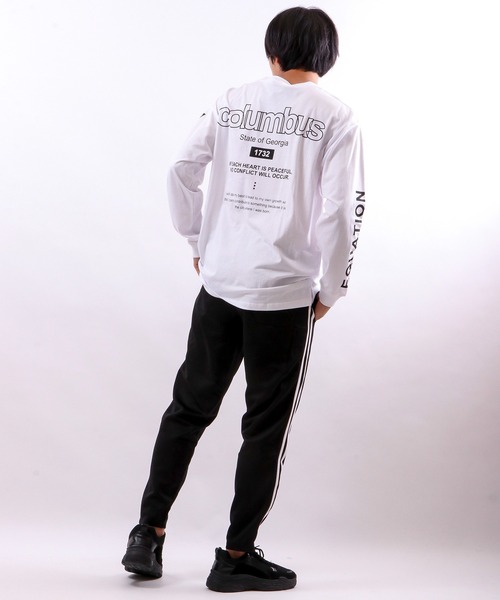 SOAR（ソアー）の「ワイドシルエットストリートスタイルTee（Tシャツ/カットソー・メンズ・オリーブ/ホワイト/グレイッシュブルー/グレイッシュベージュ/ブラック・M/L/LL）」の12枚目の写真