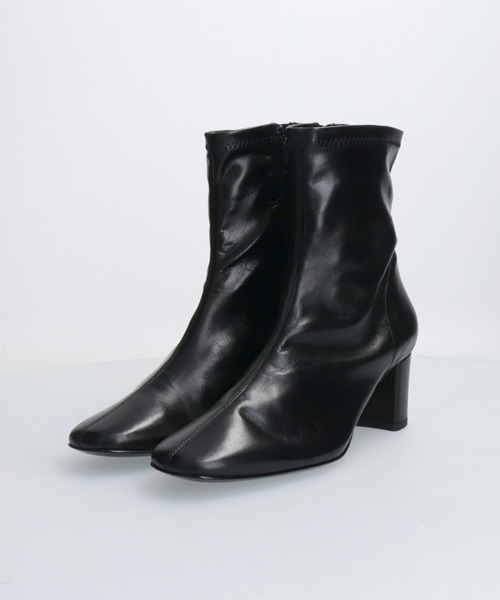 FABIO RUSCONI(ファビオルスコーニ)の「【FABIO RUSCONI】センターシームショートブーツ(F13004)(ブーツ・レディース・ブラック/ブラウン/ライトベージュ・38/39/35/36/37)」の2枚目の写真