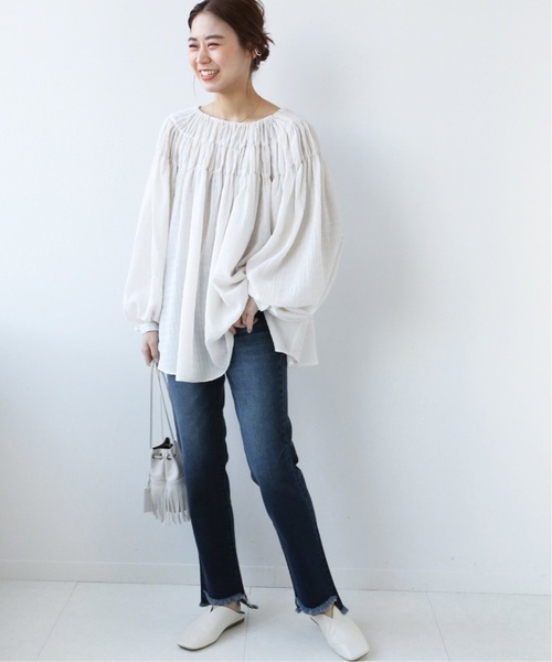 JOURNAL STANDARD relume（ジャーナルスタンダード　レリューム）の「《追加3》ASYMMETRY HEMデニム◆（デニムパンツ・レディース・ブラック/ネイビー/ブルー・36/38/40）」の18枚目の写真