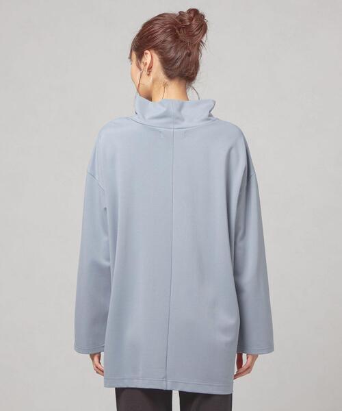 closet story（クローゼットストーリー）の「【WEB限定】＜closet story＞ユルハイネック オーバー カットソー（Tシャツ/カットソー・レディース・ホワイト/ライトブルー/ベージュ・FREE）」の12枚目の写真