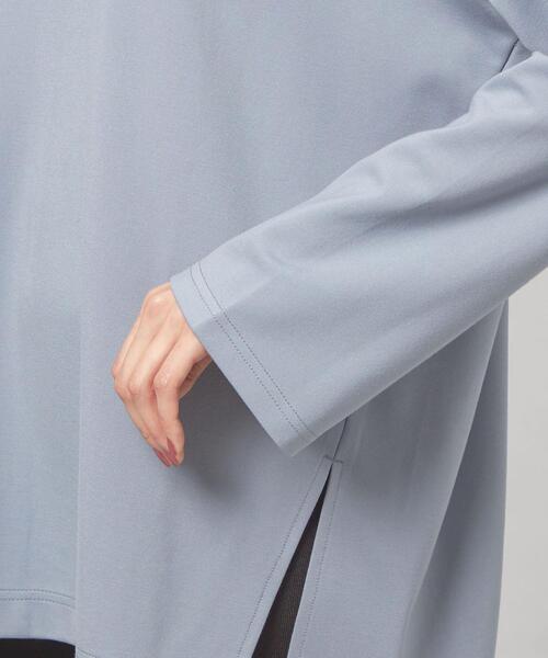 closet story（クローゼットストーリー）の「【WEB限定】＜closet story＞ユルハイネック オーバー カットソー（Tシャツ/カットソー・レディース・ホワイト/ライトブルー/ベージュ・FREE）」の10枚目の写真