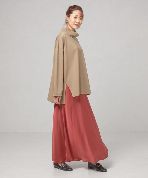 closet story（クローゼットストーリー）の「【WEB限定】＜closet story＞ユルハイネック オーバー カットソー（Tシャツ/カットソー・レディース・ホワイト/ライトブルー/ベージュ・FREE）」の17枚目の写真