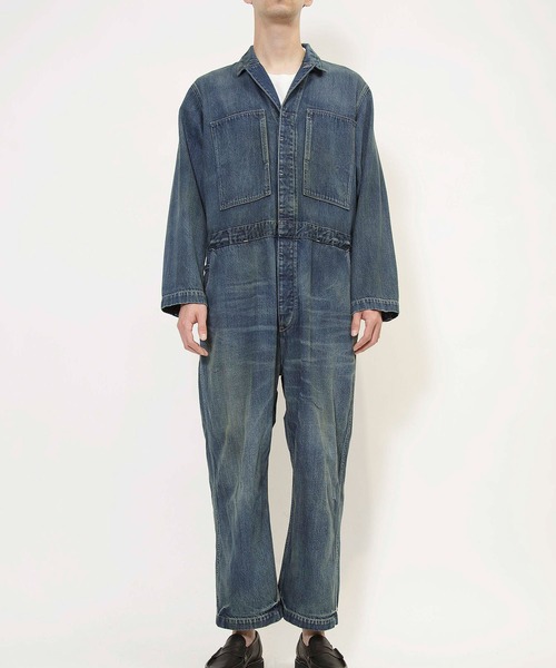 ジョンブル　オールインワン Johnbull ジョンブル メンズ 12.5オンスデニムオールインワン