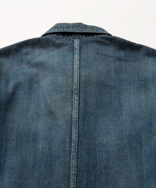 Johnbull(ジョンブル)の「デニムオールインワン(ID119)(つなぎ/オールインワン・メンズ・インディゴブルー・SMALL/LARGE/MEDIUM)」の18枚目の写真