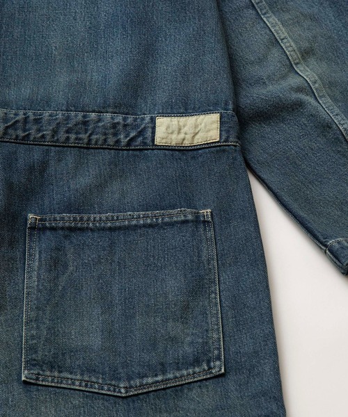 Johnbull(ジョンブル)の「デニムオールインワン(ID119)(つなぎ/オールインワン・メンズ・インディゴブルー・SMALL/LARGE/MEDIUM)」の14枚目の写真