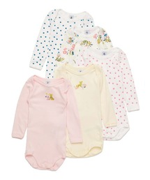 PETIT BATEAU（プチバトー）の「長袖ボディ５枚組（インナーウェア/肌着・キッズ）」