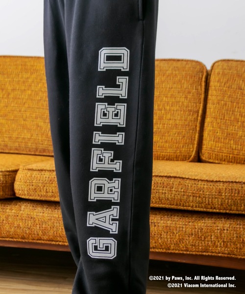 RASVOA（ラスボア）の「【Ｇａｒｆｉｅｌｄコラボ】カレッジルームスウェットパンツ（スウェットパンツ・レディース・ブラック/オフホワイト・FREE）」の15枚目の写真