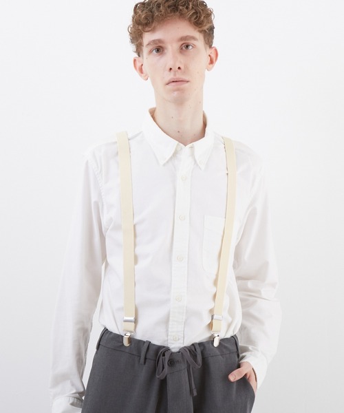 Bling Leads（ブリングリーズ）の「サスペンダー無地(BL)（サスペンダー・メンズ・ホワイト/ブラック/ダークグリーン/ベージュ/ブラウン/グレー/ブルー/カーキ/ネイビー/ワインレッド/モカ/グレー系その他/チャコールグレー/ダークグレー・FREE）」の10枚目の写真