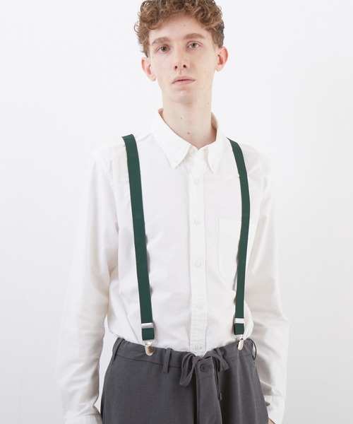 Bling Leads（ブリングリーズ）の「サスペンダー無地(BL)（サスペンダー・メンズ・ホワイト/ブラック/ダークグリーン/ベージュ/ブラウン/グレー/ブルー/カーキ/ネイビー/ワインレッド/モカ/グレー系その他/チャコールグレー/ダークグレー・FREE）」の11枚目の写真