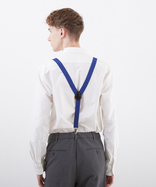 Bling Leads（ブリングリーズ）の「サスペンダー無地(BL)（サスペンダー・メンズ・ホワイト/ブラック/ダークグリーン/ベージュ/ブラウン/グレー/ブルー/カーキ/ネイビー/ワインレッド/モカ/グレー系その他/チャコールグレー/ダークグレー・FREE）」の22枚目の写真