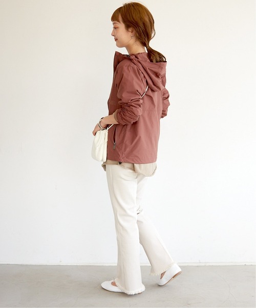 SLOBE IENA（スローブイエナ）の「【THE NORTH FACE/ノースフェイス】Compact ジャケット【洗濯機洗い可】◆（ブルゾン・レディース・パープル/ブラック・FREE）」の8枚目の写真