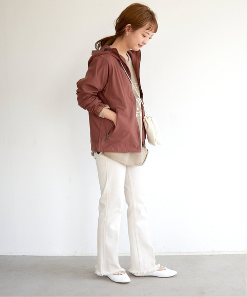 SLOBE IENA（スローブイエナ）の「【THE NORTH FACE/ノースフェイス】Compact ジャケット【洗濯機洗い可】◆（ブルゾン・レディース・パープル/ブラック・FREE）」の11枚目の写真