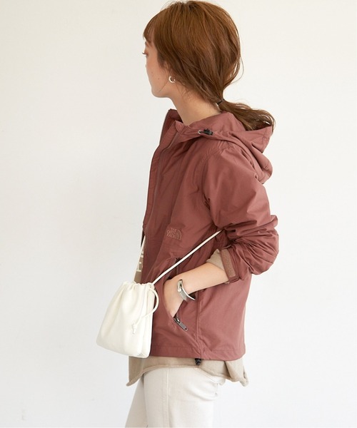 SLOBE IENA（スローブイエナ）の「【THE NORTH FACE/ノースフェイス】Compact ジャケット【洗濯機洗い可】◆（ブルゾン・レディース・パープル/ブラック・FREE）」の18枚目の写真