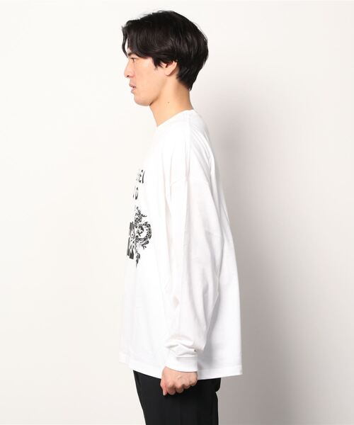 shei shei co LTD(シェイシェイシーオーエルティディ)の「SHEI SHEI DRAGON L/S TEE(Tシャツ/カットソー・メンズ・ホワイト/ブラック・ONESIZE)」の3枚目の写真