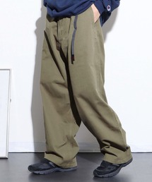 GRAMICCI/グラミチ WIDE PANTS ワイドパンツ ベルトロゴ