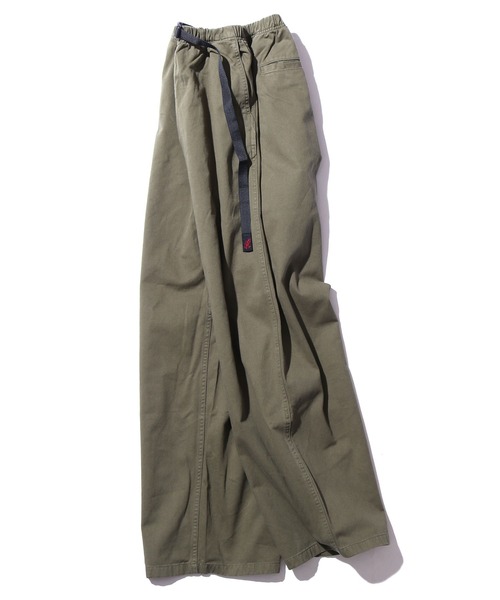 GRAMICCI US CHINO チノ ワイド イージー パンツ 1218O▲ セール】Gramicci/グラミチ WIDE PANTS ワイドパンツ ベルトロゴ