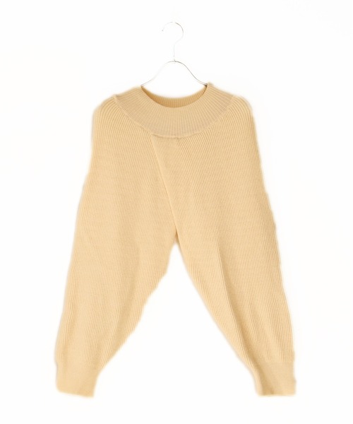 Bab（バブ）の「【WEB限定】ハイネックボレロ（ニット/セーター・レディース・ブラウン/アイボリー・FREE）」の6枚目の写真