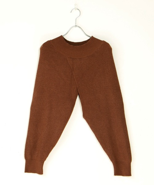 Bab（バブ）の「【WEB限定】ハイネックボレロ（ニット/セーター・レディース・ブラウン/アイボリー・FREE）」の4枚目の写真