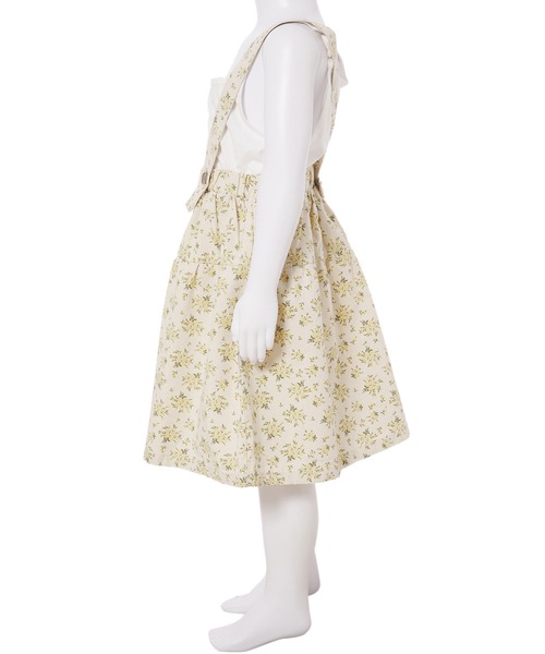 fifth(フィフス)の「【KIDS】小花柄サスペンダースカート(その他パンツ・キッズ・イエロー・130/90/110/120/100)」の3枚目の写真