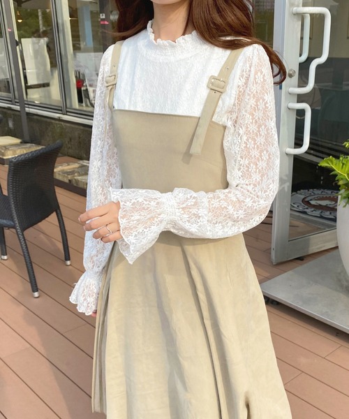 apres jour(アプレジュール)の「サイドプリーツキャミワンピ【ZOZOTOWN限定アイテム】【9PO】(ワンピース・レディース・ベージュ/カーキ/ブラウン系その他・X-LARGE/MEDIUM/SMALL)」の14枚目の写真