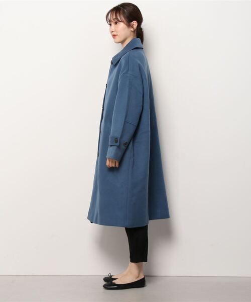 美品　バナナリパブリック　イタリアンメルトンコクーンコート Banana Republic（バナナリパブリック）の「イタリアンメルトン