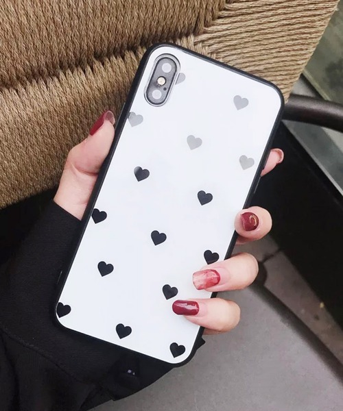 iPhoneケース　スマホケース　iPhone12　ハート　ホワイト　耐衝撃 RiNc （リンク）の「【 NOLITA / ノリータ 】耐衝撃 iphone