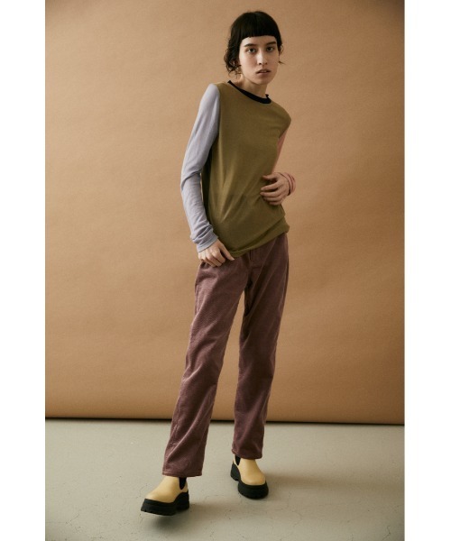 BLACK BY MOUSSY（ブラックバイマウジー）の「DRIP corduroy pants (ドリップコーデュロイパンツ)（その他パンツ・レディース・スモークピンク/ブラウン・26inch/23inch/25inch/24inch）」の16枚目の写真