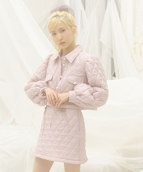 TITTY&CO.（ティティーアンドコー）の「【TITTY&CO.】パステルキルティングミニスカート（スカート・レディース・ライトブルー/オフホワイト/ピンク・SMALL/MEDIUM）」の21枚目の写真