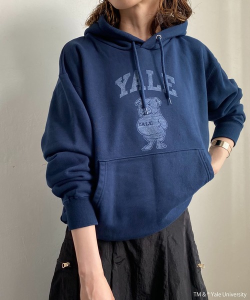 CAPRICIEUX LE'MAGE（カプリシューレマージュ）の「【GOOD ROCK SPEED】IvyLeagueフーディー（パーカー・レディース・ホワイト/グレー/ネイビー・FREE）」の3枚目の写真