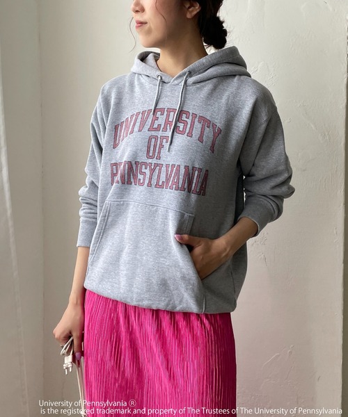 CAPRICIEUX LE'MAGE（カプリシューレマージュ）の「【GOOD ROCK SPEED】IvyLeagueフーディー（パーカー・レディース・ホワイト/グレー/ネイビー・FREE）」の2枚目の写真