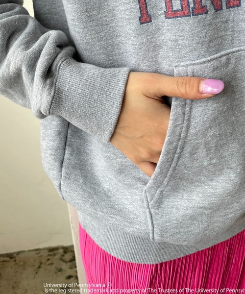 CAPRICIEUX LE'MAGE（カプリシューレマージュ）の「【GOOD ROCK SPEED】IvyLeagueフーディー（パーカー・レディース・ホワイト/グレー/ネイビー・FREE）」の9枚目の写真