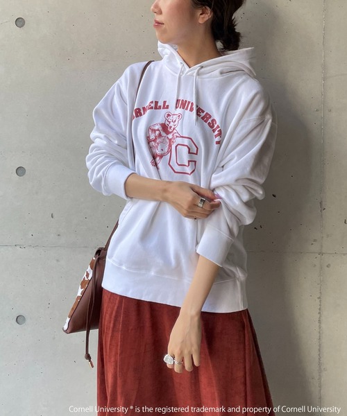 CAPRICIEUX LE'MAGE（カプリシューレマージュ）の「【GOOD ROCK SPEED】IvyLeagueフーディー（パーカー・レディース・ホワイト/グレー/ネイビー・FREE）」の22枚目の写真