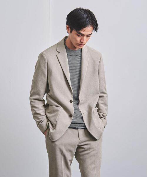 UNITED ARROWS(ユナイテッドアローズ)の「<UNITED ARROWS "COZY"> ポリエステル コーデュロイ 2ボタン ジャケット(テーラードジャケット・メンズ・ベージュ/ネイビー・S/M/L/XL)」の16枚目の写真