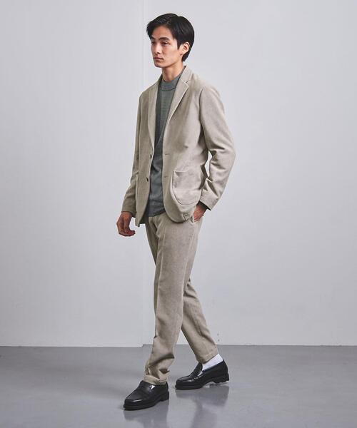 UNITED ARROWS(ユナイテッドアローズ)の「<UNITED ARROWS "COZY"> ポリエステル コーデュロイ 2ボタン ジャケット(テーラードジャケット・メンズ・ベージュ/ネイビー・S/M/L/XL)」の18枚目の写真