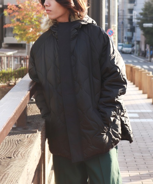 WESTSEA(ウエストシー)の「リラックスフィット 瓢箪キルトジャケット(その他アウター・メンズ・ベージュ/カーキ/ブラック・L/M)」の14枚目の写真