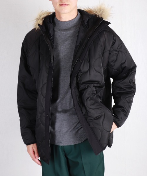 WESTSEA(ウエストシー)の「リラックスフィット 瓢箪キルトジャケット(その他アウター・メンズ・ベージュ/カーキ/ブラック・L/M)」の13枚目の写真