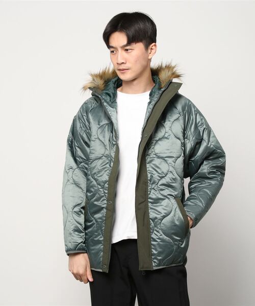 WESTSEA(ウエストシー)の「リラックスフィット 瓢箪キルトジャケット(その他アウター・メンズ・ベージュ/カーキ/ブラック・L/M)」の19枚目の写真