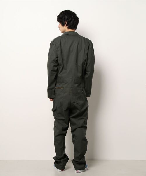 Dickies（ディッキーズ）の「DICKIES/ディッキーズ　Deluxe Long Sleeve Coveralls（つなぎ/オールインワン・メンズ・ブラック/ダークグリーン・MEDIUM/LARGE/X-LARGE）」の11枚目の写真