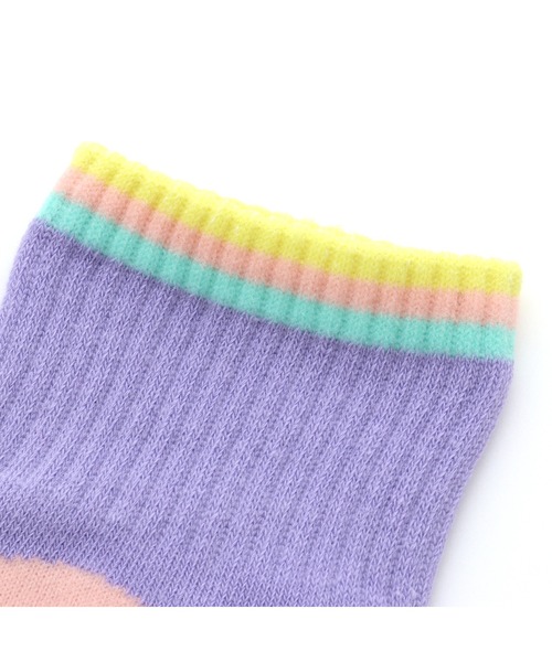 JENNI love(ジェニィラブ)の「ハートロゴリブショートソックス(ソックス/靴下・キッズ・ミント/ブラック/ラベンダー・22-24cm/19-21cm)」の8枚目の写真