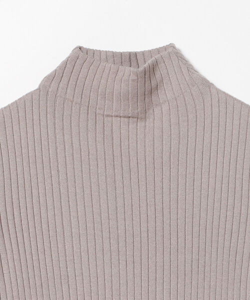 BEAMS HEART（ビームスハート）の「BEAMS HEART / タートル リブワンピース（ワンピース・レディース・ブラック/ベージュ/オリーブ・FREE）」の17枚目の写真