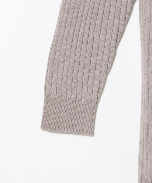 BEAMS HEART（ビームスハート）の「BEAMS HEART / タートル リブワンピース（ワンピース・レディース・ブラック/ベージュ/オリーブ・FREE）」の18枚目の写真