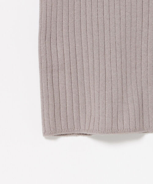 BEAMS HEART（ビームスハート）の「BEAMS HEART / タートル リブワンピース（ワンピース・レディース・ブラック/ベージュ/オリーブ・FREE）」の19枚目の写真