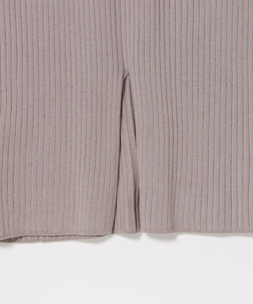 BEAMS HEART（ビームスハート）の「BEAMS HEART / タートル リブワンピース（ワンピース・レディース・ブラック/ベージュ/オリーブ・FREE）」の21枚目の写真