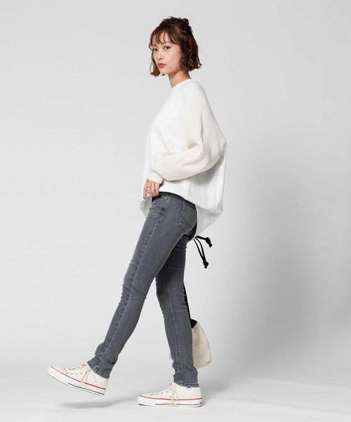 SOMETHING（サムシング）の「【SOMETHING】「ANN」スキニーデニムパンツ（デニムパンツ・レディース・グレー・26inch/29inch/25inch/30inch/27inch/28inch）」の20枚目の写真