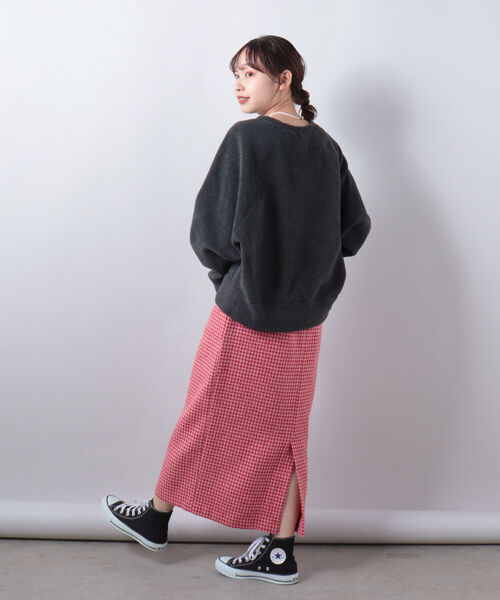 セール】千鳥ツィードセミタイトスカート（スカート）｜fredy emue